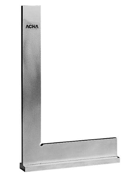 Escuadra DIN 875/1 de acero inox., con sombrero 100 x 70mm