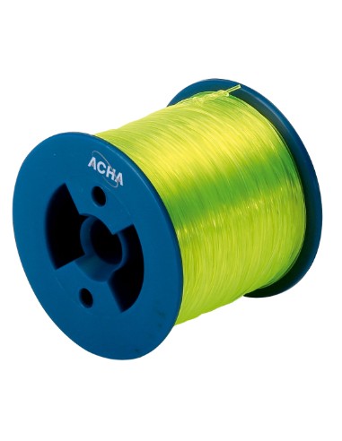 Carrete de cuerda monofil de nylon AMARILLO 100 m. x 1mm