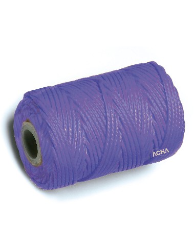 Bobina de cuerda de atirantar de polipropileno trenzado VIOLETA 50 m. x 1,7mm