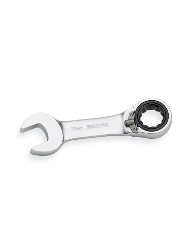 LLAVE COMBINADA DE CARRACA CORTA CrV 8