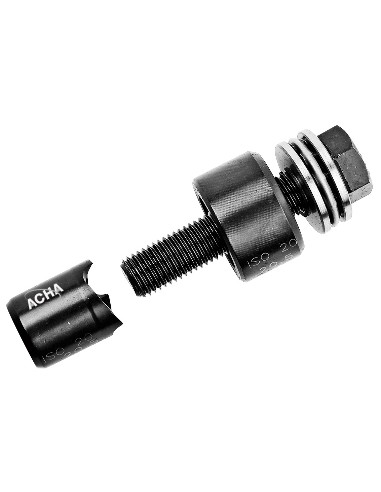 Perforador de chapa con cojinete axial de bolas